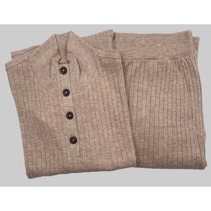pigiama-jadea-donna-invernale-5238-sabbia