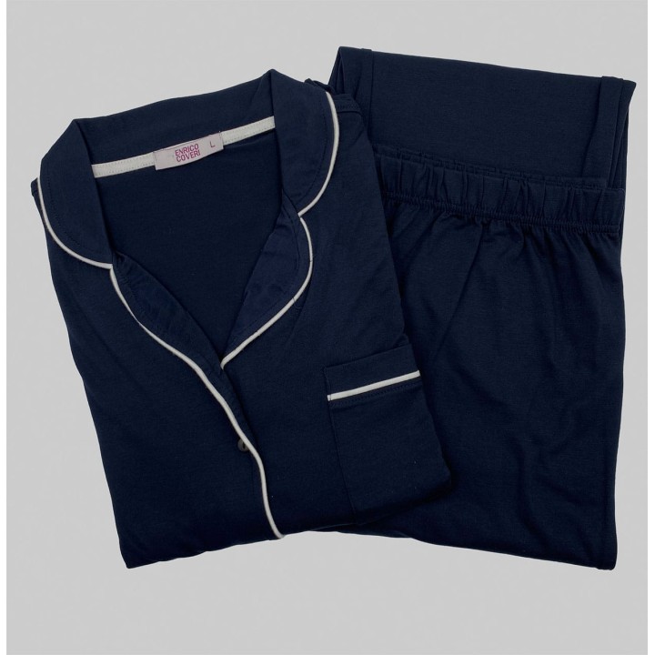 pigiama-donna-invernale-taglio-uomo-coveri-ep6283-blu
