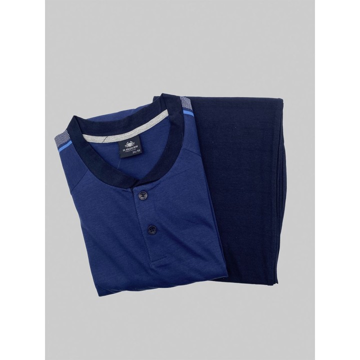 pigiama-da-uomo-in-cotone-il-grachio-gp1143-oceano