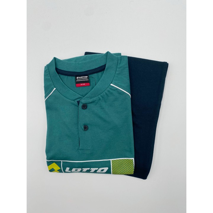pigiama-uomo-estivo-lotto-lp1225-verde