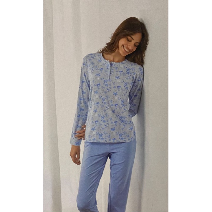 pigiama-donna-taglie-forti-estivo-il-granchio-gp5122c-cielo-scatola