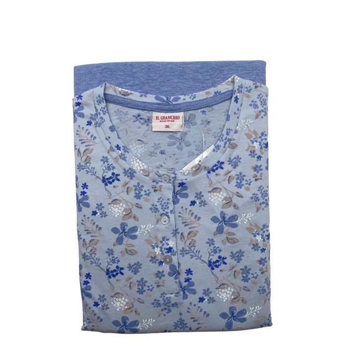 pigiama-donna-taglie-forti-estivo-il-granchio-gp5122c-cielo