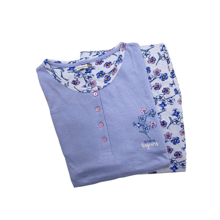 pigiama-donna-in-cotone-kerelpiu-0014pld-cielo