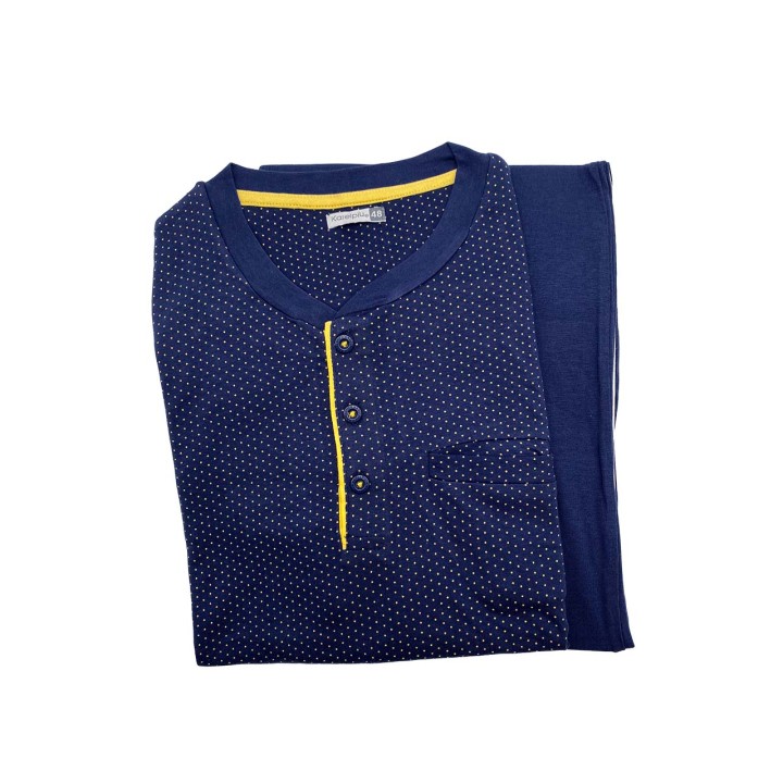 pigiama-uomo-estivo-karelpu-0247plu-blu
