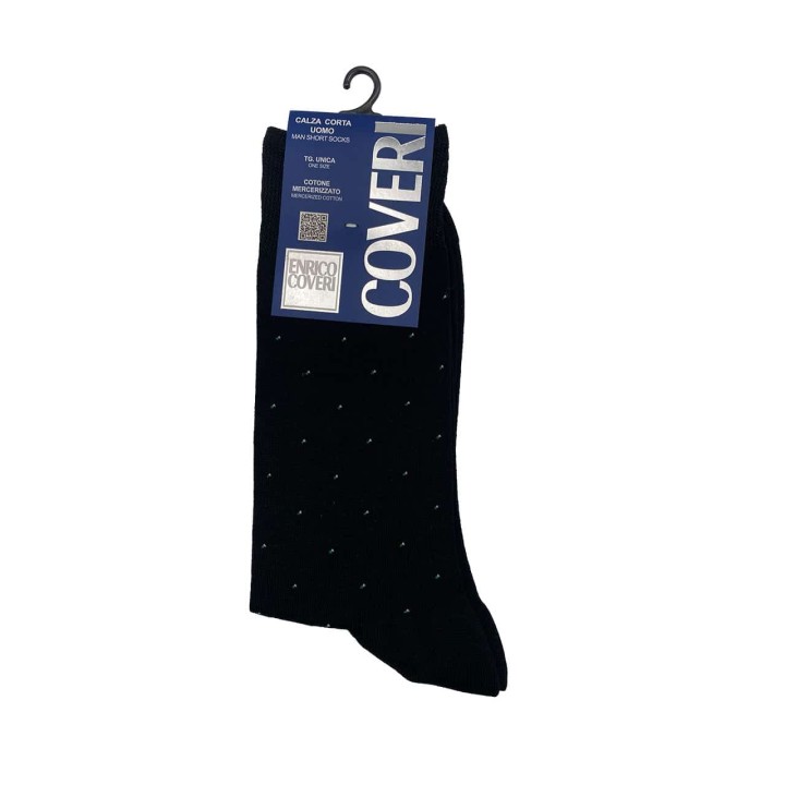 calzini-corti-da-uomo-micro-fantasia-a-puntini-coveri-dynamic-line-31c-nero