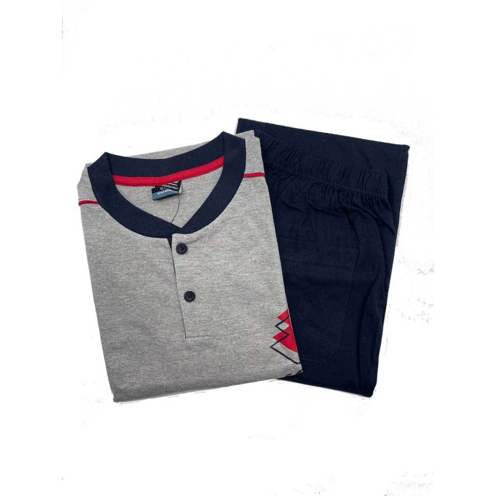 pigiama-uomo-cotone-con-bottoni-lotto-lp1105-grigio