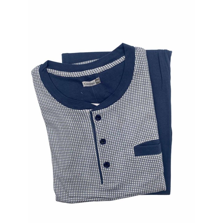 pigiama-uomo-estivo-stampato-karelpiu-k0234plu-bianco