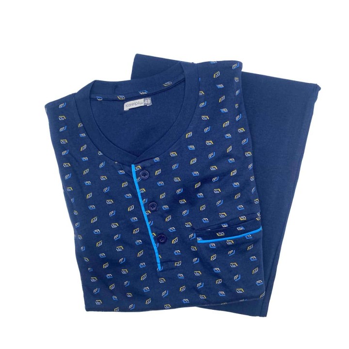pigiama-uomo-cotone-stampato-karelpiu-k0226plu-blu