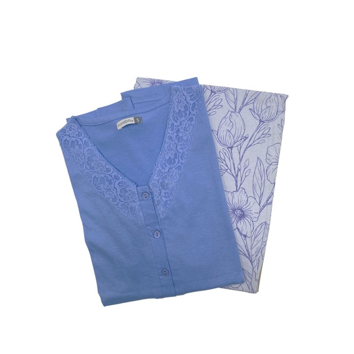 pigiama-donna-in-cotone-estivo-karelpiu-ke0054pld-cielo