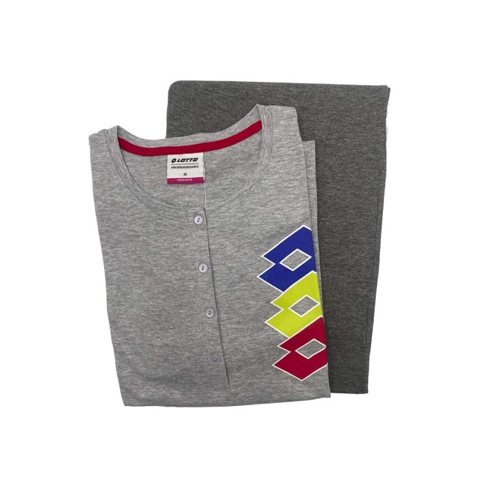 pigiama-in-cotone-donna-con-bottoni-lotto-lp5135-grigio
