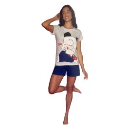pigiama-corto-donna-girocollo-hallo-spank-2648-grigio-foto