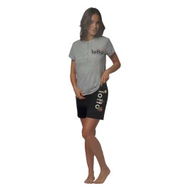 pigiama-corto-donna-con-bottoni-lotto-lp5241-grigio-foto