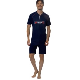 pigiama-uomo-taglie-forti-corto-lotto-lp1237c-foto