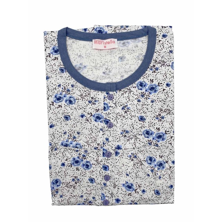 camicia-da-notte-mezza-manica-maristella-3331-cielo