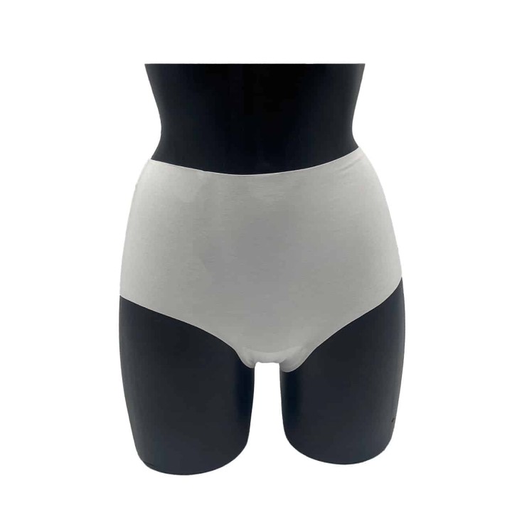 culotte-senza-cuciture-taglio-laser-jadea-8011-bianco-fronte