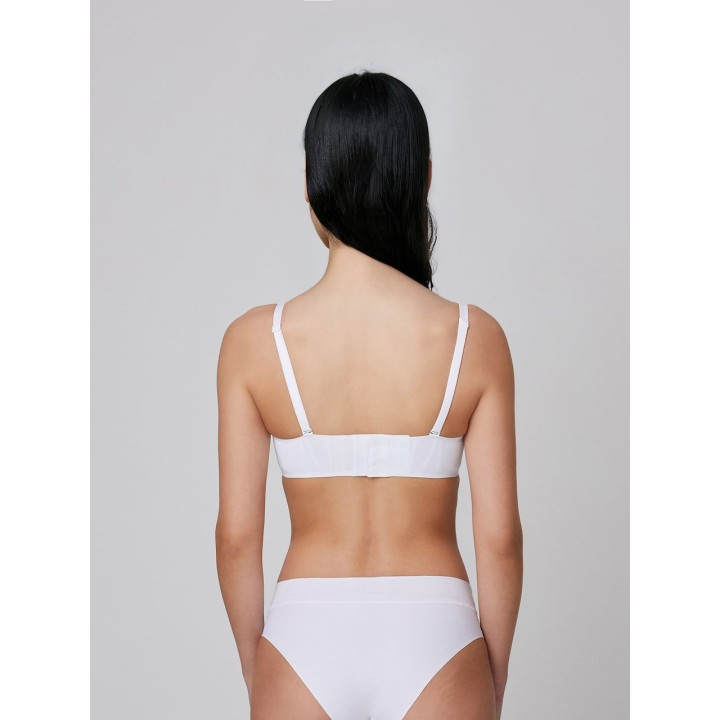 Reggiseno invisibile senza cuciture Jadea Nuvola retro bianco