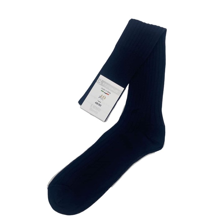 Calzini filo di scozia taglia 48-50 e 51-54 Best Calze 8555-blu