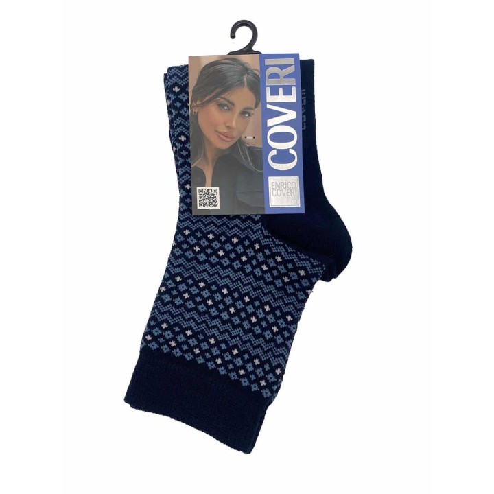 calzini-donna-invernali-micro-fantasia-elisa-317c-blu-cielo