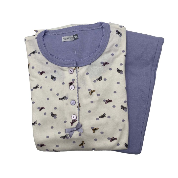 pigiama-donna-invernale-fantasia-karelpiu-kf9032pld-panna