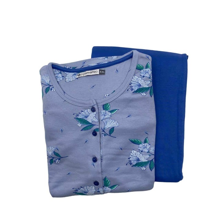 pigiama-donna-invernale-fantasia-floreale-pigiamiamoci-4100l-lavanda