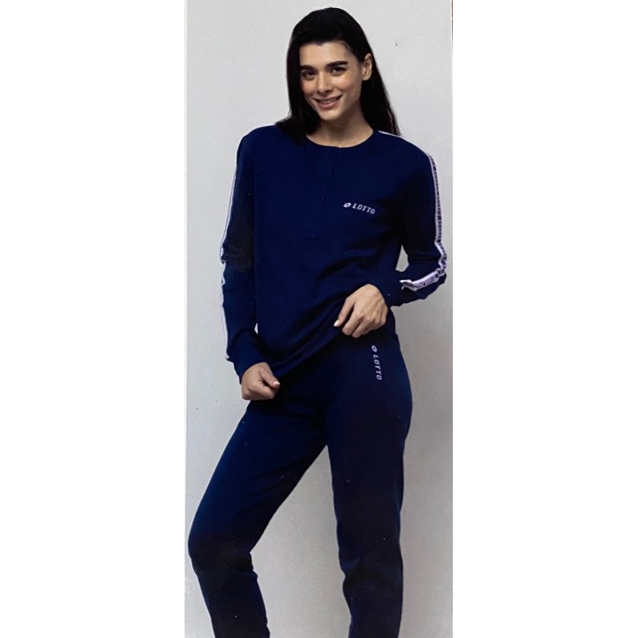 Pigiama donna invernale sportivo Lotto LP6084