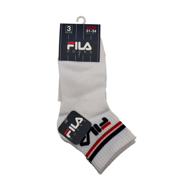 Calzino corto sportivo bambini e ragazzi Fila F8338 3PZ