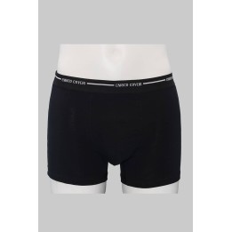 boxer Enrico Coveri in cotone elasticizzato EB1000 nero