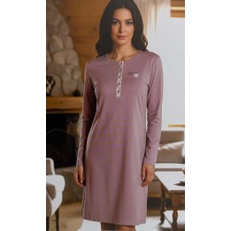 Camicia da notte taglie forti invernale Karelpiù 1061CLX
