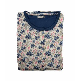 Camicia da notte aperta davanti invernale Karelpiù KI1008CLA
