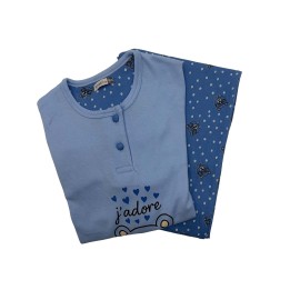 Pigiama invernale bambina Karelpiù SK1091PLG