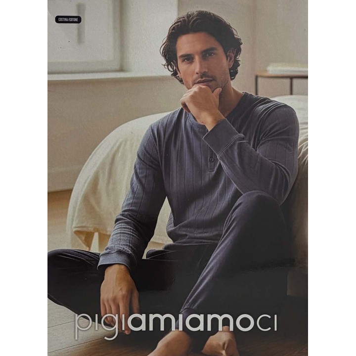 Pigiama uomo invernale Pigiamiamoci PK1447