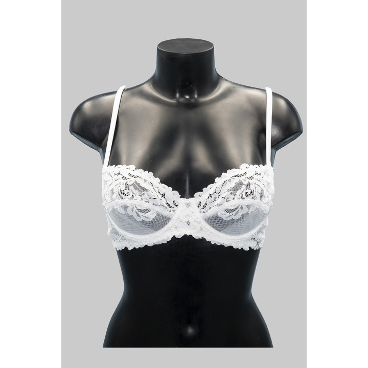 Reggiseno a balconcino sfoderato Infiore 5002 bianco