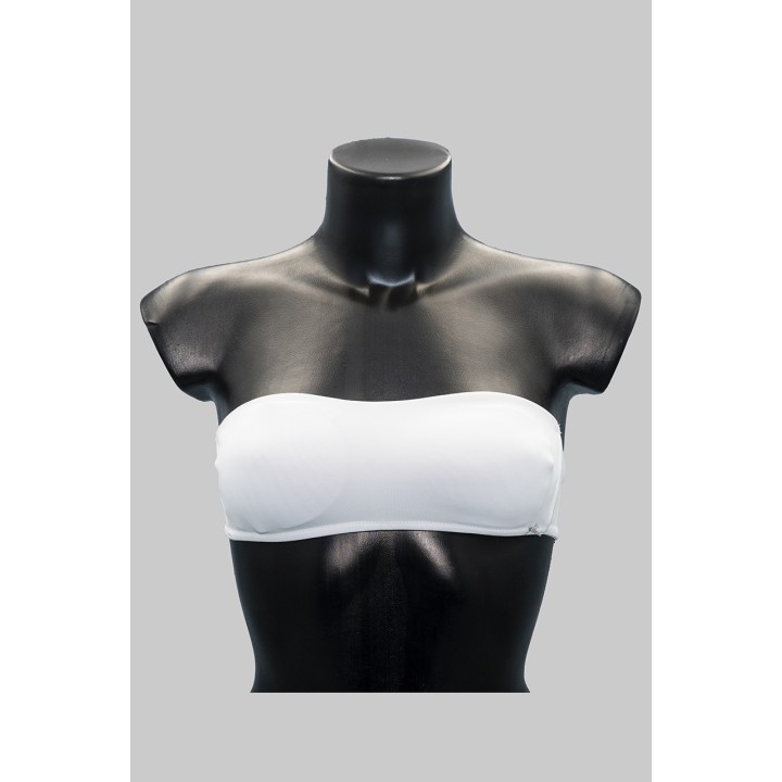 Reggiseno a fascia senza ferretto Infiore 2011 bianco