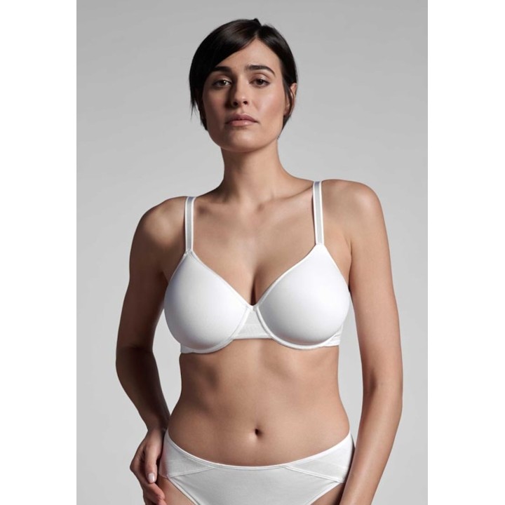 Reggiseno a balconcino preformato Lepel 471 bianco fronte
