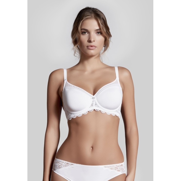 Reggiseno a balconcino preformato Lepel 481 bianco