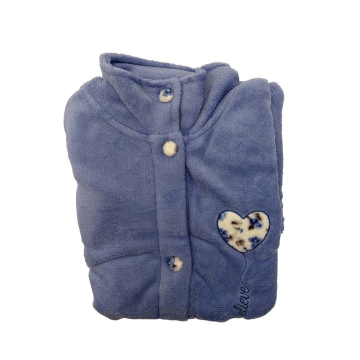 Vestaglia invernale donna Karelpiù KF3208  cielo