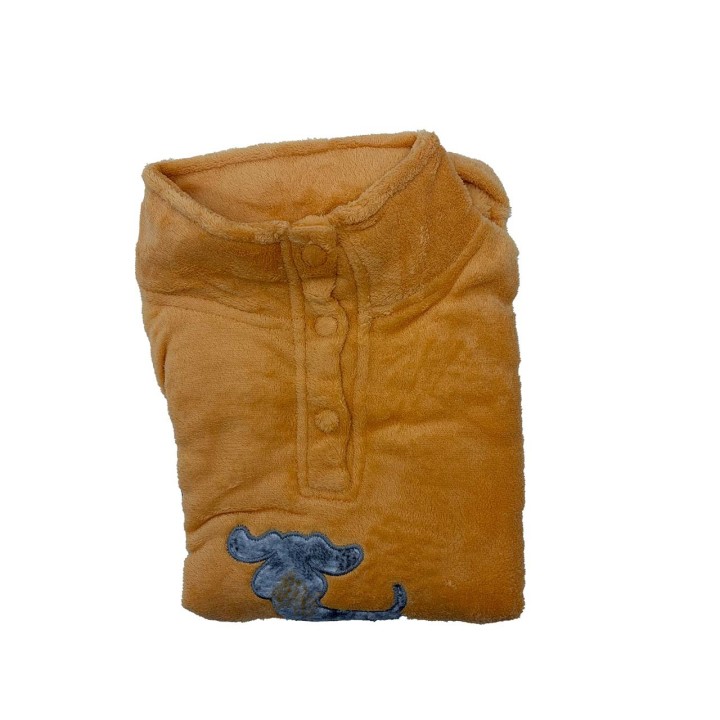 Pigiama pile donna Karelpiù KF5241 SENAPE