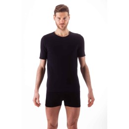 Maglia microfibra girocollo ISSIMO 250 nero