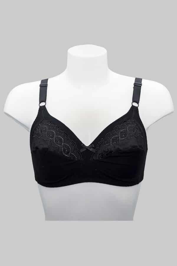 Reggiseno Gios senza ferretto di cotone 301 nero