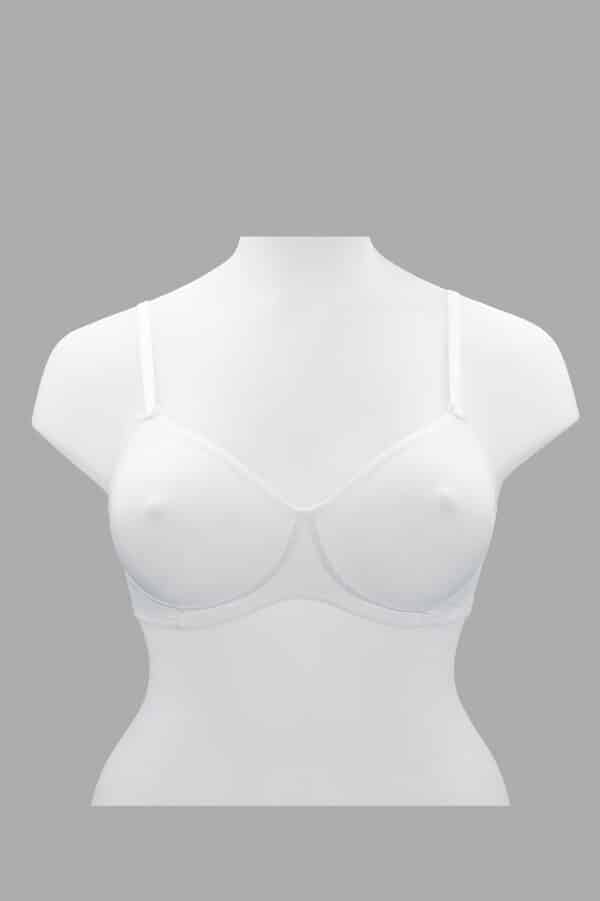 Reggiseno Gios senza ferretto preformato traspirante 505 bianco