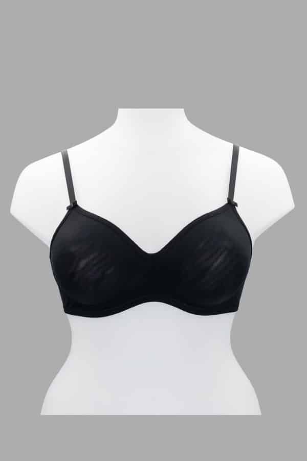 Reggiseno Gios senza ferretto preformato traspirante 505 nero