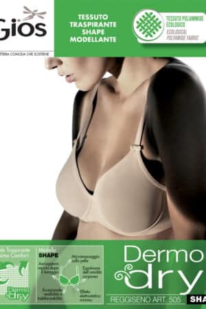 Reggiseno Gios senza ferretto preformato traspirante 505