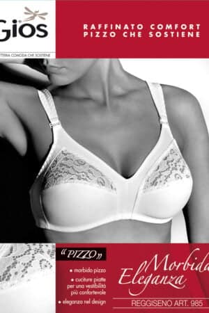 Reggiseno Gios senza ferretto con cotone sulla pelle 985