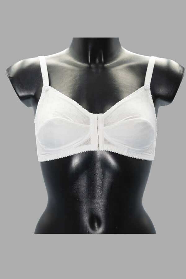 Reggiseno con apertura davanti 100% cotone Sièlei falck 20 bianco