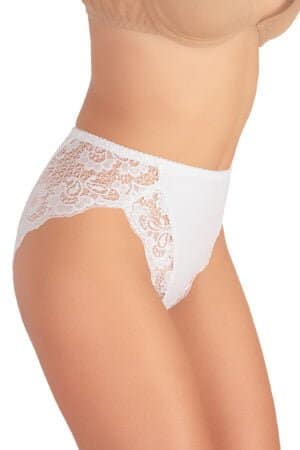 Slip Jadea in cotone e pizzo 530