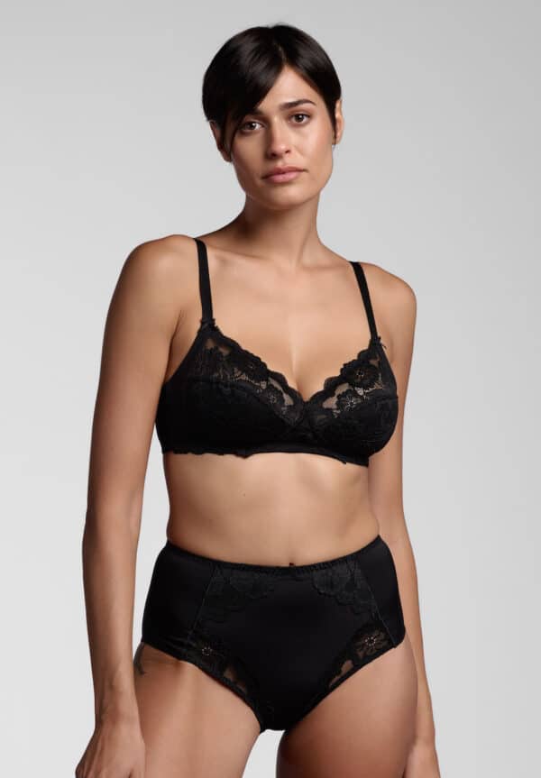 Guainetta contenitiva Lepel 256 nero fronte