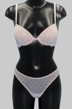 Completino intimo donna reggiseno e slip Lormar Glo2094