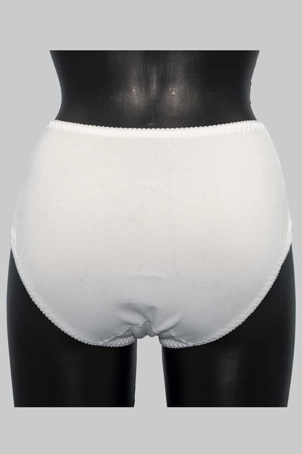 Slip Jadea vita alta 792 in cotone e pizzo