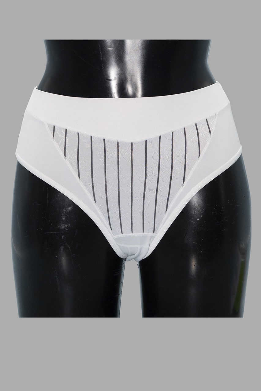 Slip vita alta donna contenitivo Selene MARILUZ blanco