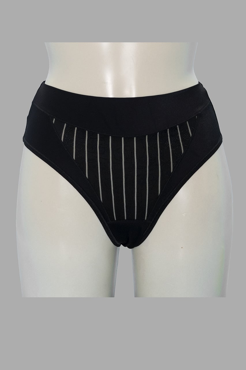 Slip vita alta donna contenitivo Selene MARILUZ negro